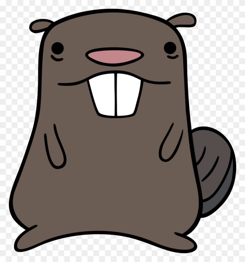 861x928 Beaver Beaver From Gravity Falls, Mammal, Animal, Rodent HD PNG Download