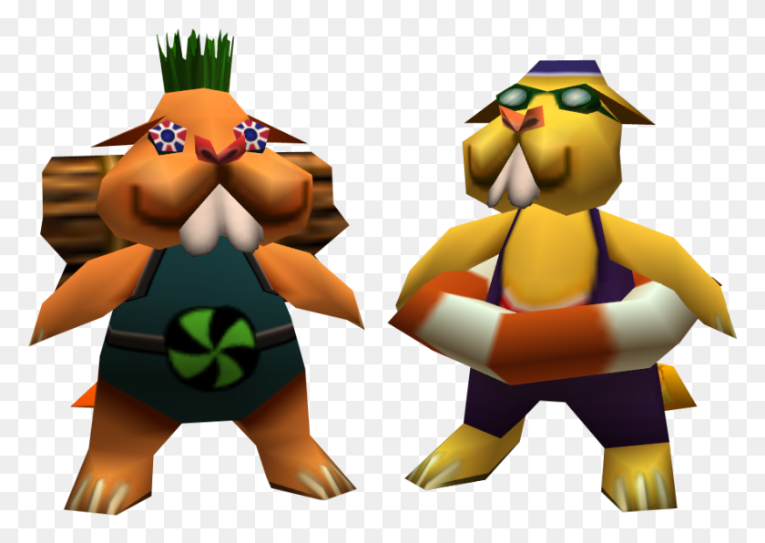 881x606 Beaver Brothers Majora39s Mask Beavers, Plant, Toy, Hand HD PNG Download