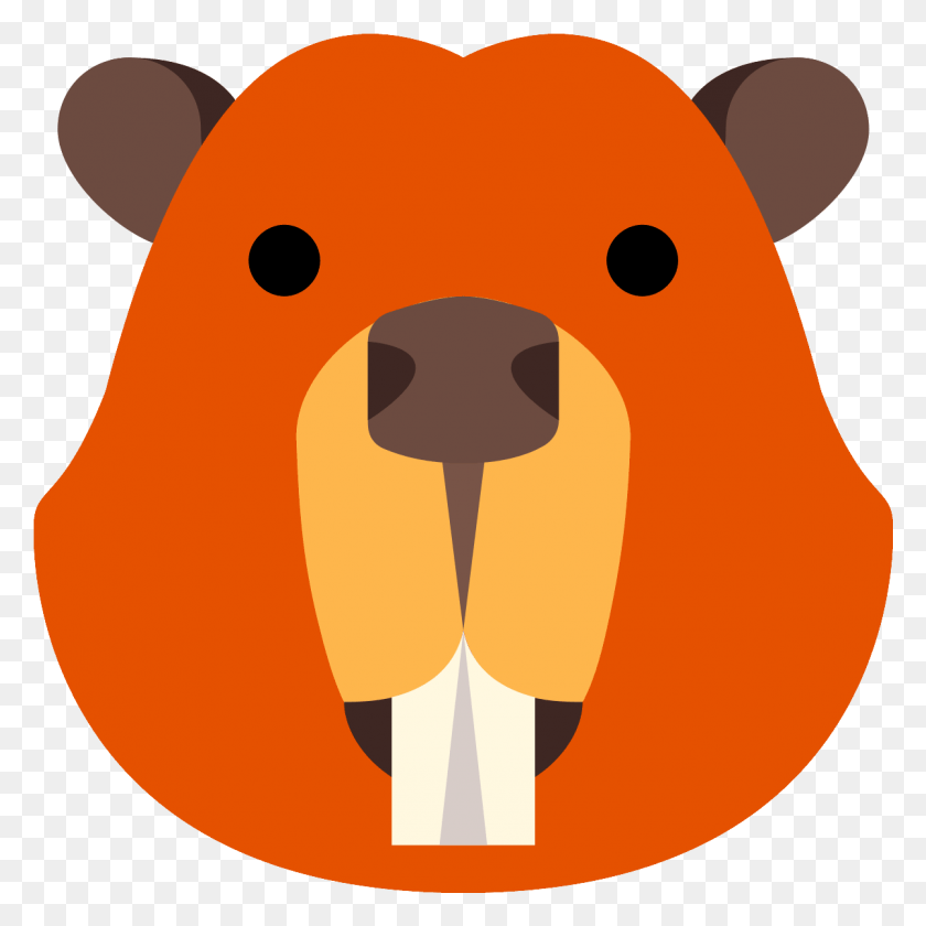 1201x1201 Beaver Clipart Nose Icon, Mammal, Animal, Plant HD PNG Download