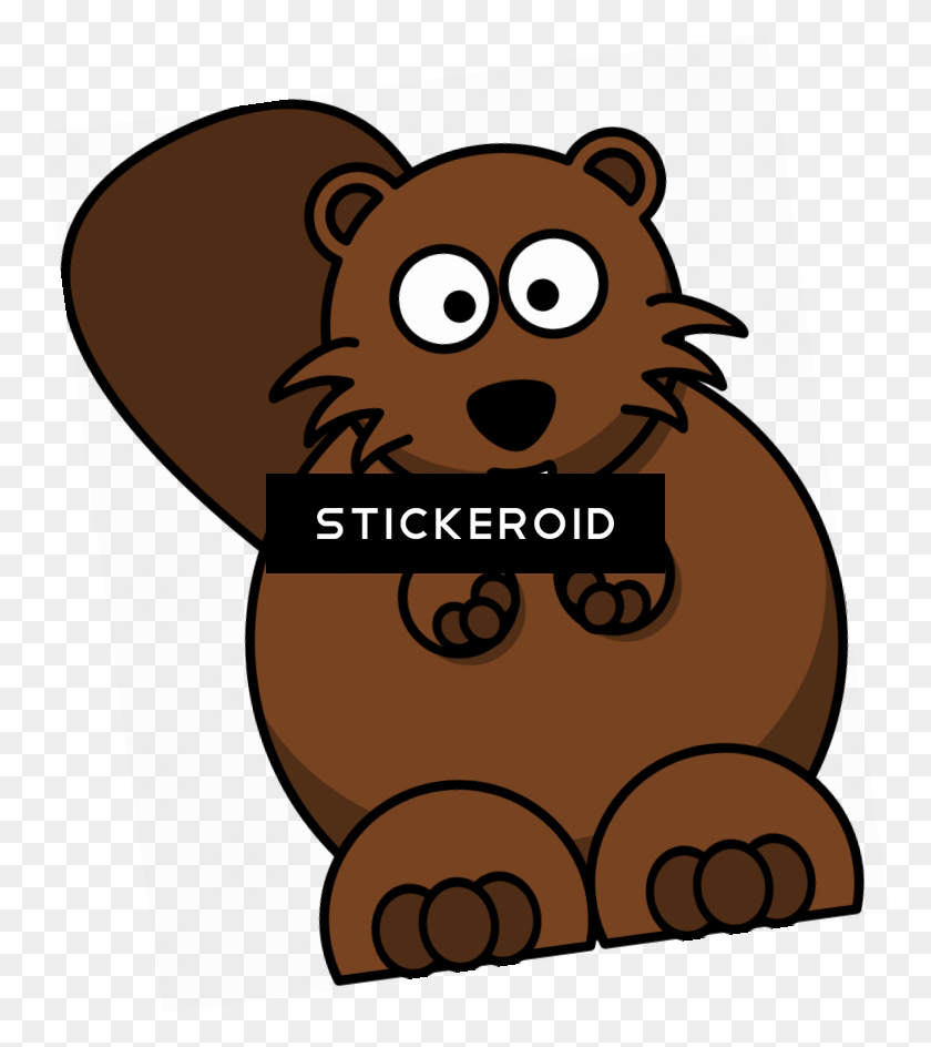 764x884 Beaver Note Cards 764x884 Transparent Background Beaver Clipart, Mammal, Animal, Wildlife HD PNG Download