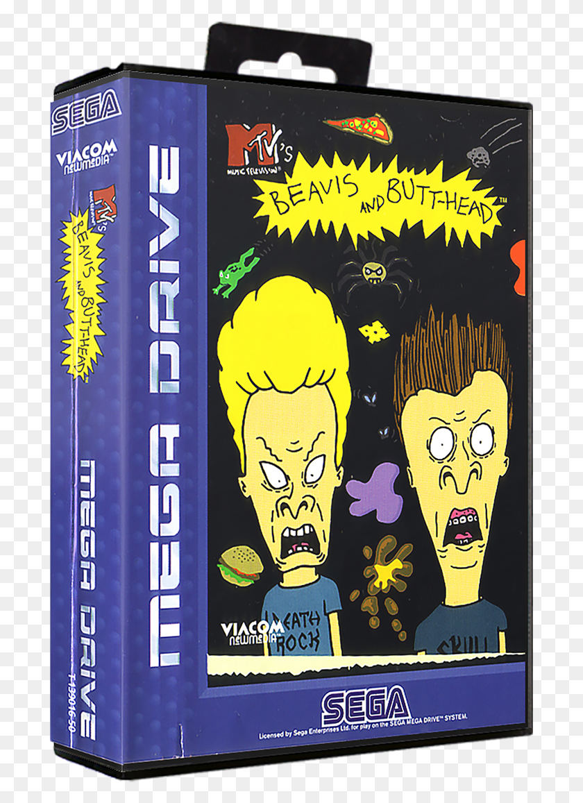 697x1097 Beavis And Butt Head Beavis And Butthead Sega Mega Drive, Poster, Advertisement, Flyer HD PNG Download