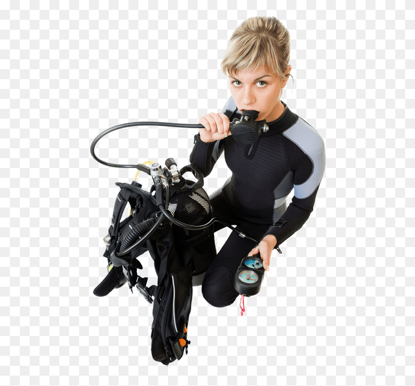 480x721 Because First Dive Is The Industry39s First Worldwide Scuba Regulator Testing Girl, Person, Human, Ninja HD PNG Download