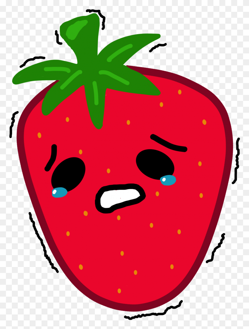 1428x1922 Because His Friend Was In A Strawberry With Cute Face, Plant, Food, Vegetable HD PNG Download