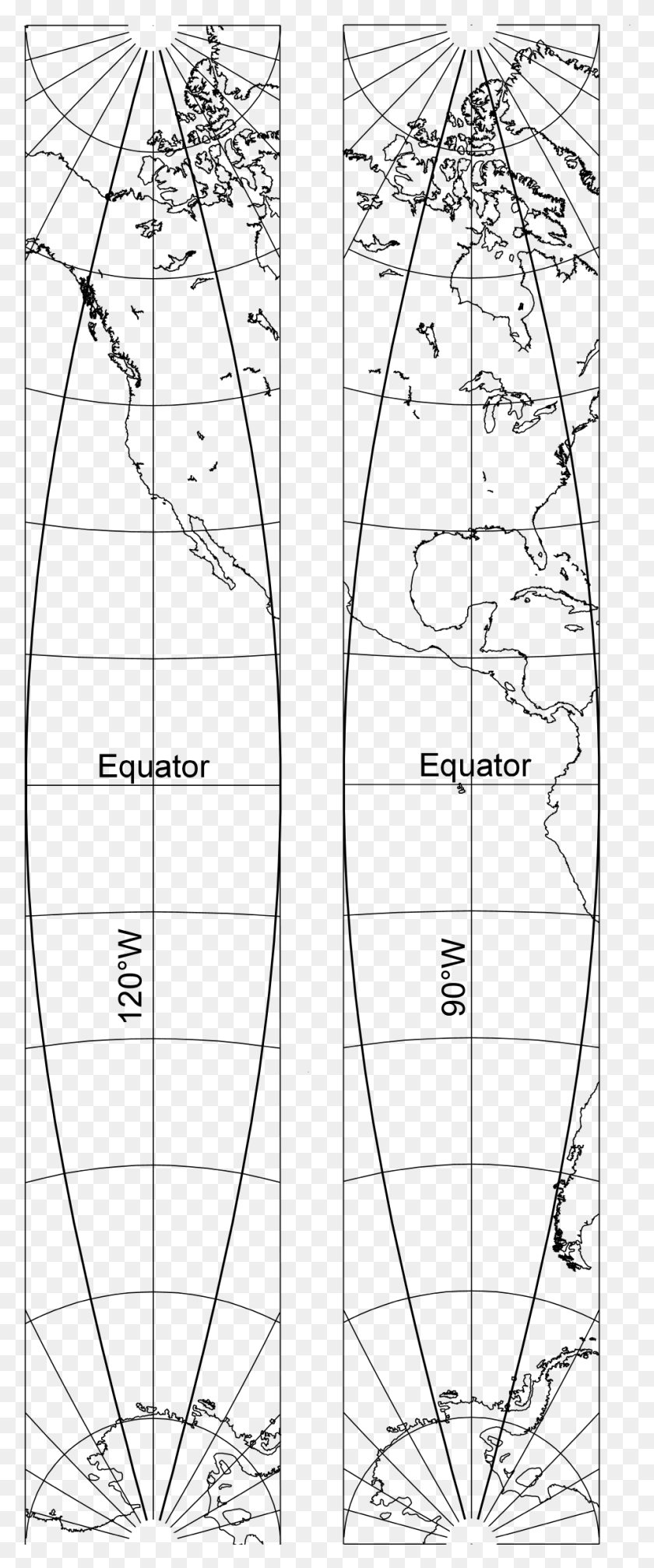 944x2364 Because Printing The Earth39s Surface Directly Onto Transverse Mercator Projection Gores, Gray, World Of Warcraft HD PNG Download