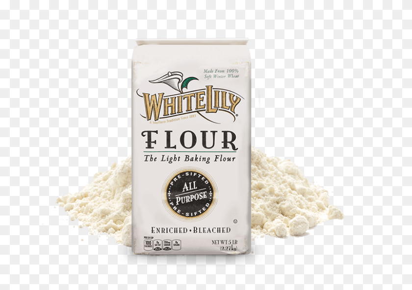 799x545 Because White Lily Flour Is Finer In Texture Than Others White Lily Flour, Powder, Food HD PNG Download