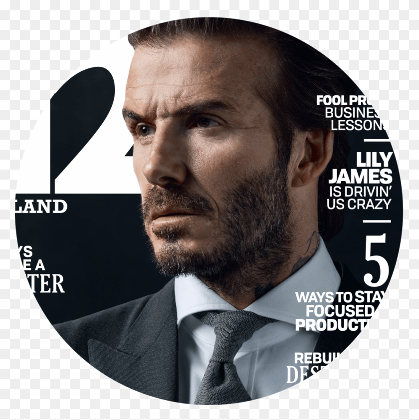 1021x1024 Beckham Rocks A Reasonably Filled Out Stubble That Label, Tie, Accessories, Accessory HD PNG Download