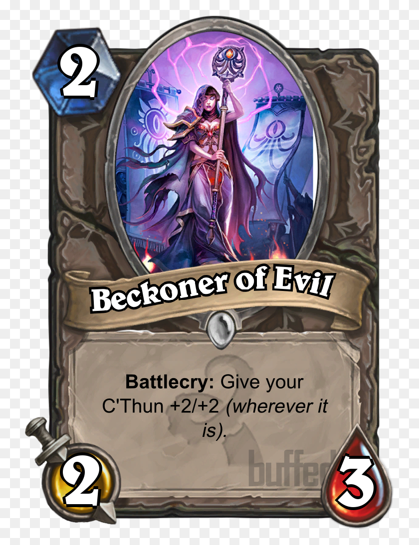 741x1034 Beckoner Of Evil Lucentbark Hearthstone, Person, Human, Book HD PNG Download