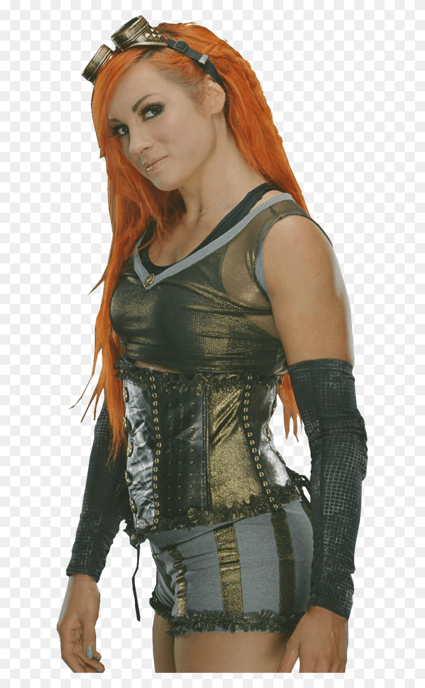 615x1298 Becky Lynch Wwe Nova Red Hair, Clothing, Apparel, Person HD PNG Download