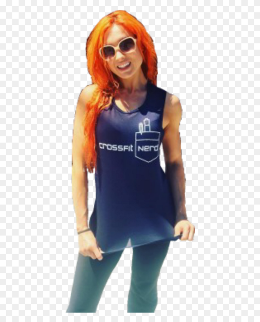 421x979 Beckylynch Sticker Red Hair, Clothing, Apparel, Sunglasses HD PNG Download