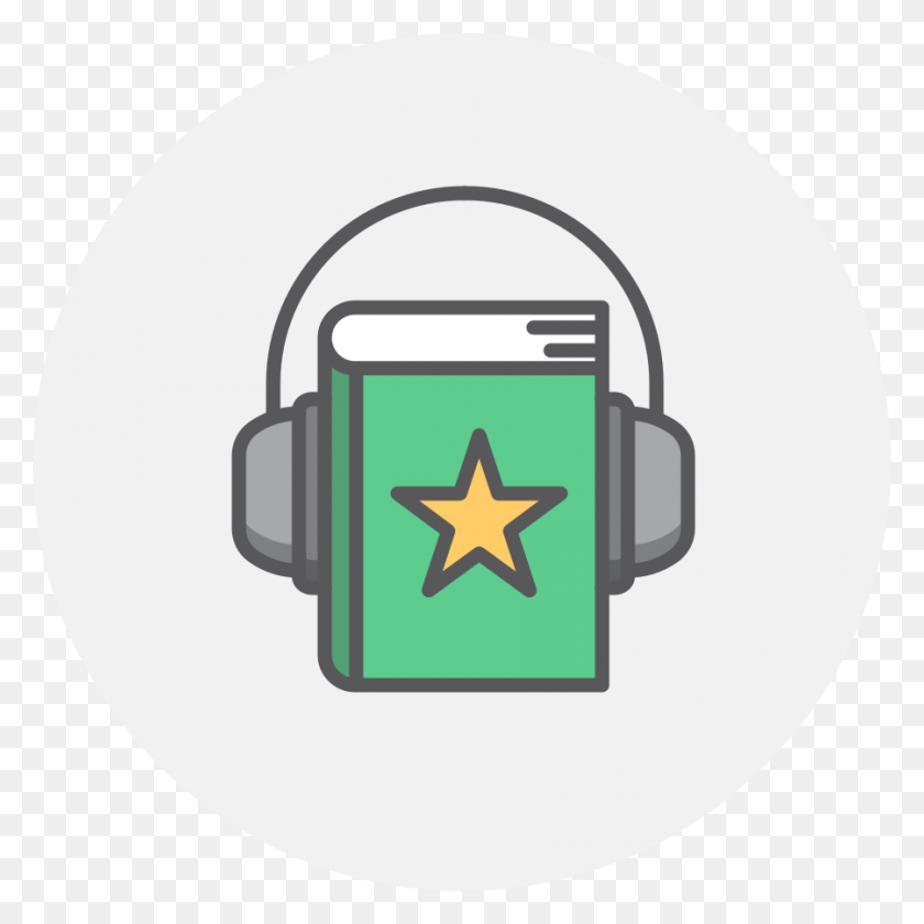 900x900 Become A Libro Audio Book, Symbol, Star Symbol, First Aid HD PNG Download