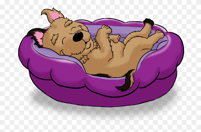 710x490 Bed Clipart Dog Dog Beds Clip Art, Water, Toy, Dessert HD PNG Download