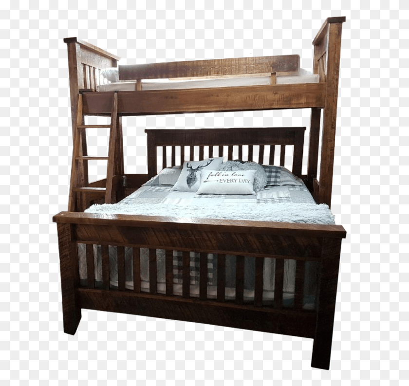 631x733 Bed Frame, Furniture, Bunk Bed, Crib HD PNG Download
