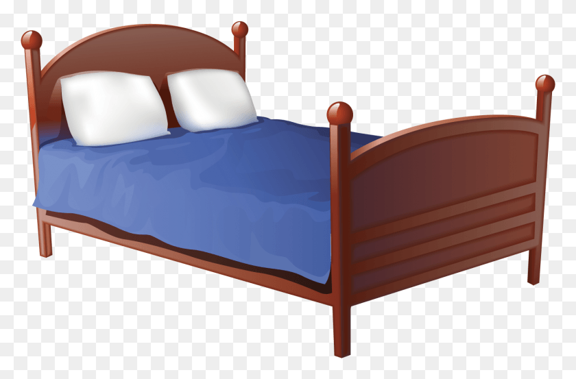 1417x896 Bed Picture Bed Clipart Transparent Background, Furniture, Crib, Couch HD PNG Download