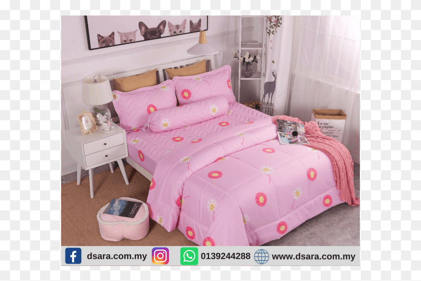 597x501 Bed Sheet, Furniture, Bedroom, Room HD PNG Download