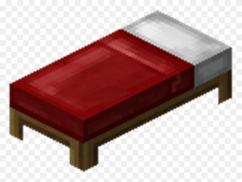 1021x750 Bed Sticker Minecraft Bed Crafting, Furniture, Table, Tabletop HD PNG Download