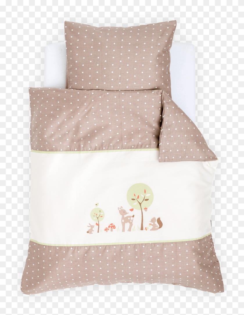 897x1178 Bedcover Forest Animals Green Bed Sheet, Bag, Apron, Tote Bag HD PNG Download
