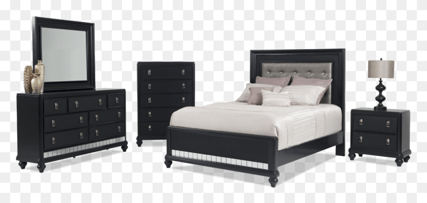 790x345 Bedroom, Furniture, Bed, Cabinet HD PNG Download