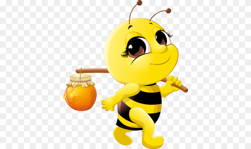 418x500 Bee, Baby, Person Sticker PNG