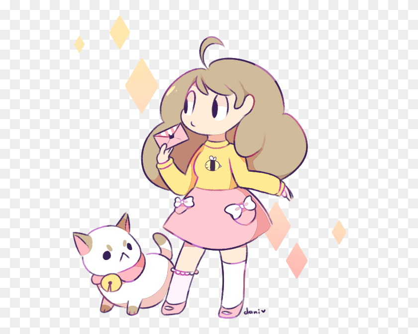 553x613 Bee And Puppycat, Person, Human, Book HD PNG Download