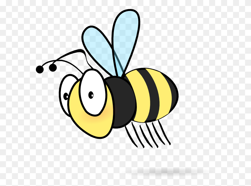 600x563 Bee Clip Art, Invertebrate, Animal, Wasp HD PNG Download