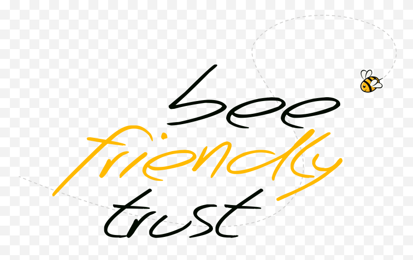 Bee Friendly Trust Calligraphy, Handwriting, Text Transparent PNG