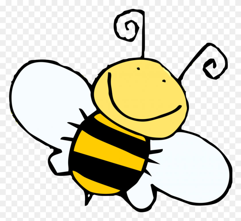 806x735 Bee Honey Abelha Fun By Patomite On Spelling Bee Clip Art Free, Invertebrate, Animal, Honey Bee HD PNG Download