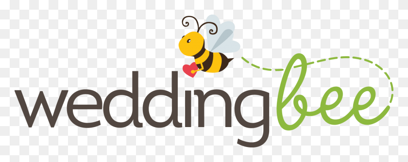 1704x600 Логотип Пчелы Свадебный Логотип Пчелы, Текст, Животное, Насекомое Hd Png Скачать