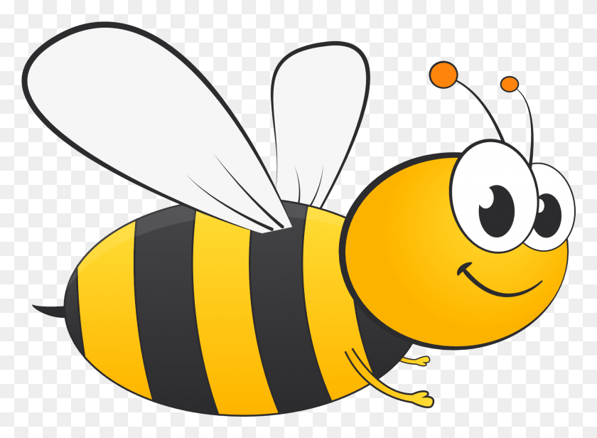 1921x1370 Bee Transparent Image Pngpix Honey Bee Clipart, Insect, Invertebrate, Animal HD PNG Download
