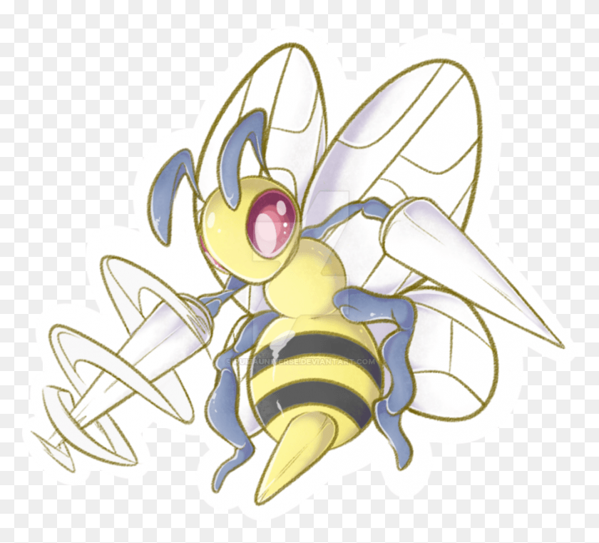 892x802 Beedrill By Ruizauniverse, Wasp, Bee, Insect HD PNG Download