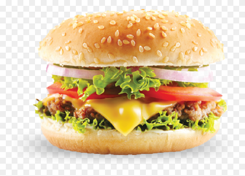 816x568 Hamburguesa Con Queso De Res, Hamburguesa, Comida, Sésamo Hd Png