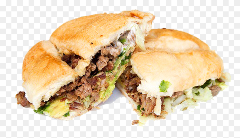 869x472 Beef Torta, Food, Sandwich, Burger HD PNG Download