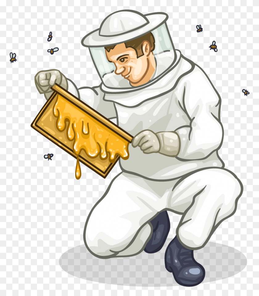 871x1005 Пчеловод Пчеловод, Человек, Человек, Шлем Hd Png Скачать