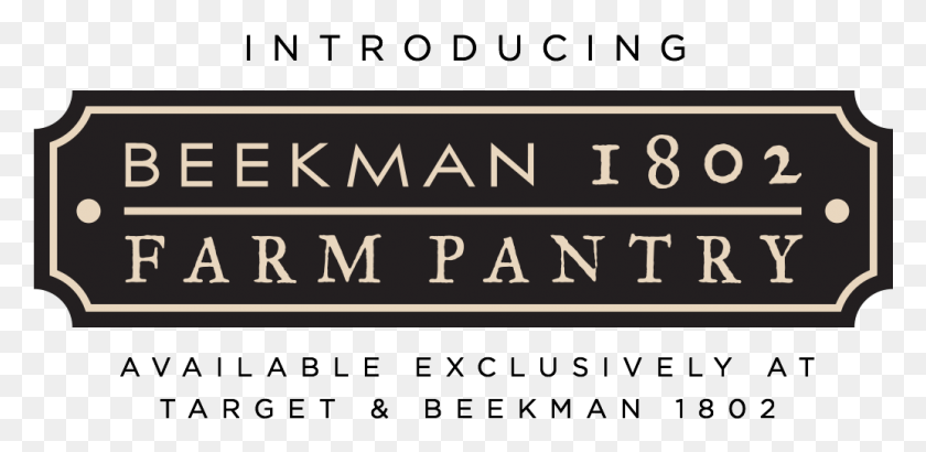 1034x464 Beekman 1802 Farm Pantry Carnivale Chicago, Text, Alphabet, Word HD PNG Download