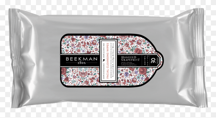 970x500 Beekman 1802 Goat Milk Honeyed Grapefruit Face Wipes Beekman, Text, Label, Paper HD PNG Download
