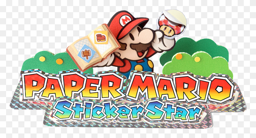 835x423 Been Since 2007 Since We Have Seen A Paper Mario Paper Mario Sticker Star Logo, Super Mario, Helmet, Clothing HD PNG Download