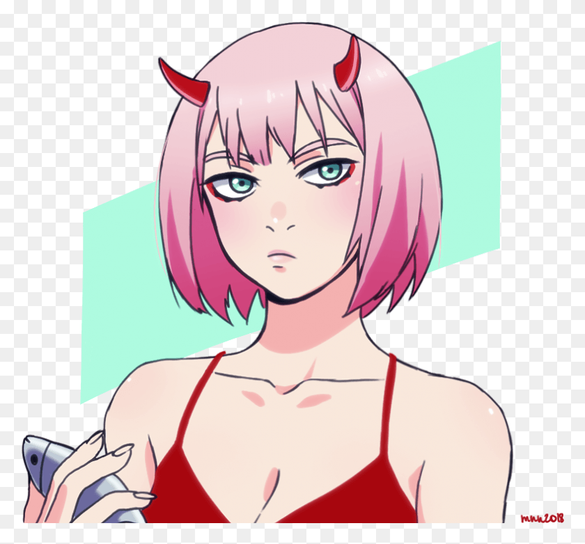788x730 Been Thinking A Lot About Zero Two With A Bob Cartoon, Person, Human, Comics Descargar Hd Png