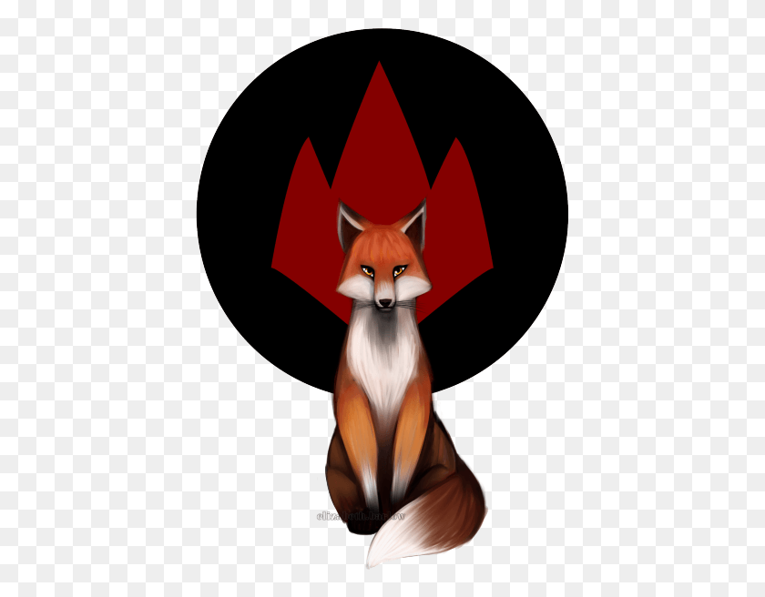 411x596 Been Wanting To Do Fanart Of The Character Kitsune Red Fox, Animal, Mammal, Pet HD PNG Download