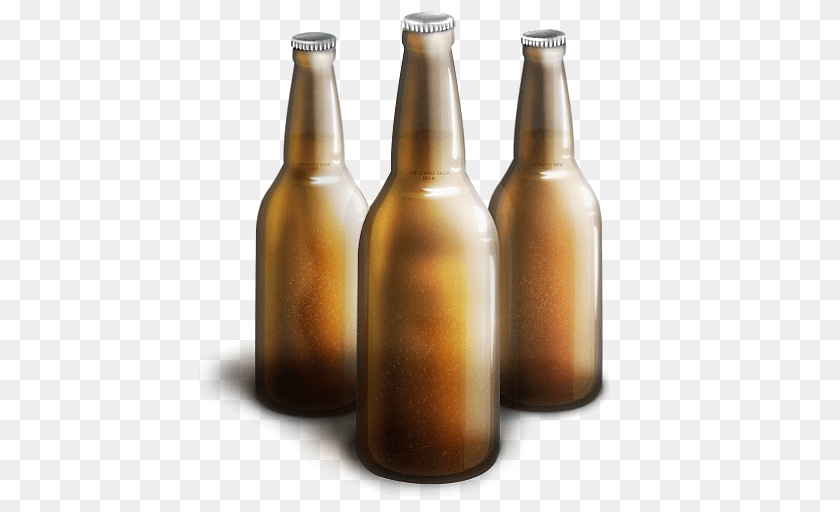 512x512 Beer, Alcohol, Beer Bottle, Beverage, Bottle Sticker PNG