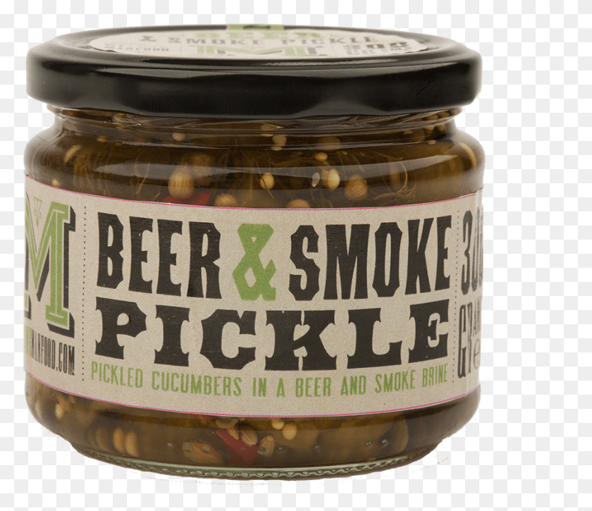 896x765 Beer Amp Smoke Pickle Chutney, Relish, Food, Jar HD PNG Download