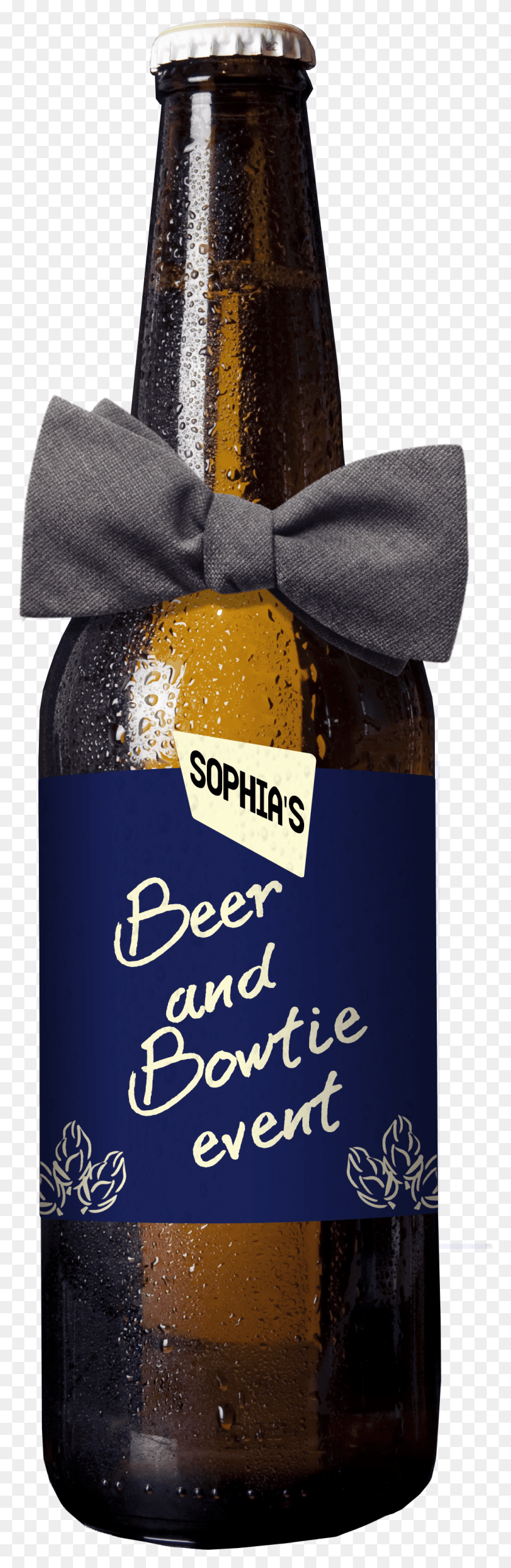 1059x3421 Beer And Bow Ties At Sophia39s Glass Bottle, Plant, Alcohol, Beverage HD PNG Download