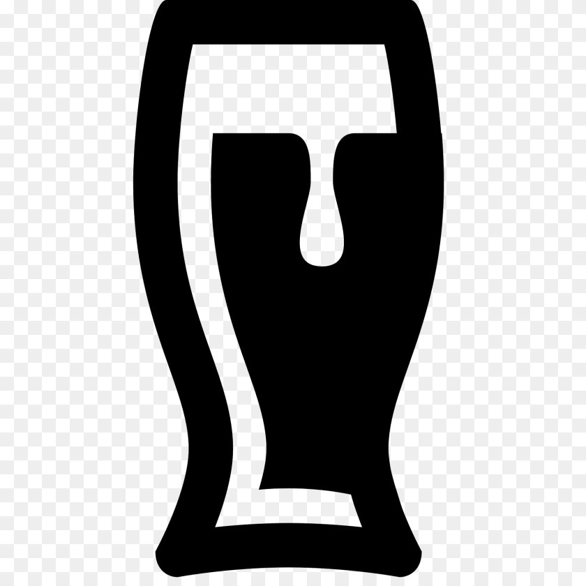 1600x1600 Beer Glass, Gray Transparent PNG