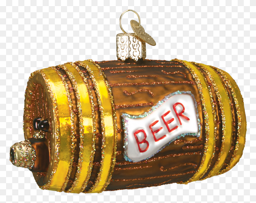 924x717 Beer Keg Old World Glass Ornament Beer Barrel HD PNG Download