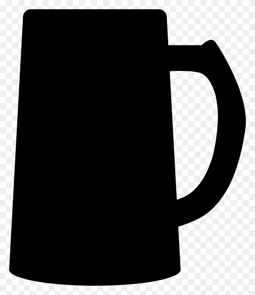 1078x1262 Beer Mug Silhouette, Gray, World Of Warcraft HD PNG Download