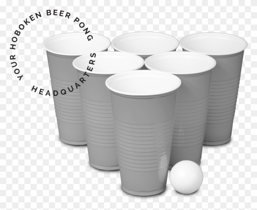 823x660 Beer Pong Ping Pong Cups, Coffee Cup, Cup, Cylinder HD PNG Download