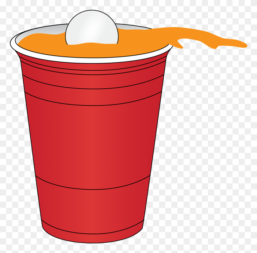 1177x1159 Beer Pong Red Beer Pong Cup, Bucket HD PNG Download
