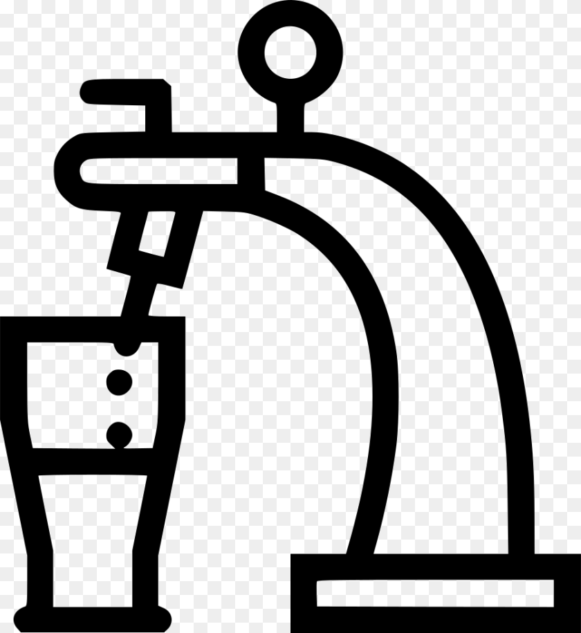 900x980 Beer Tap Icon Free Download, Sink, Sink Faucet, Gas Pump, Machine Clipart PNG