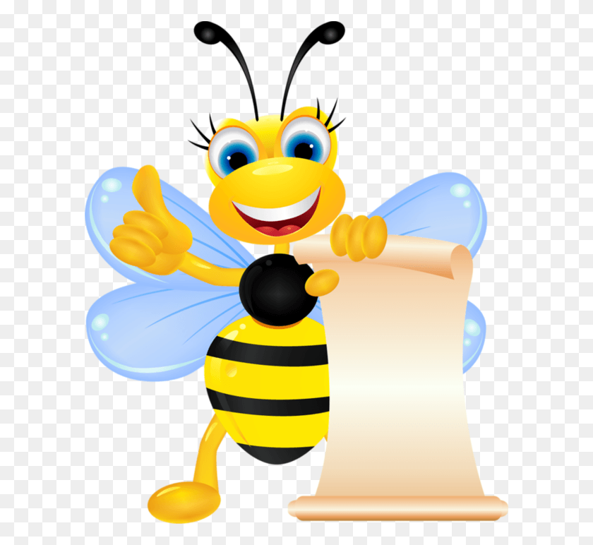 600x712 Bees Clipart Free The Kids Cartoon Biene Clipart, Toy, Honey Bee, Bee HD PNG Download