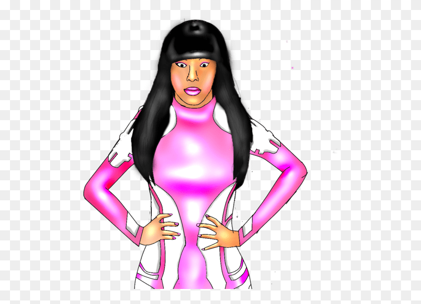 509x547 Descargar Png Remolacha Dibujo Nicki Minaj Enorme Freebie Para Powerpoint Nicki Minaj Compruébelo Dibujo, Gráficos, Spandex Hd Png