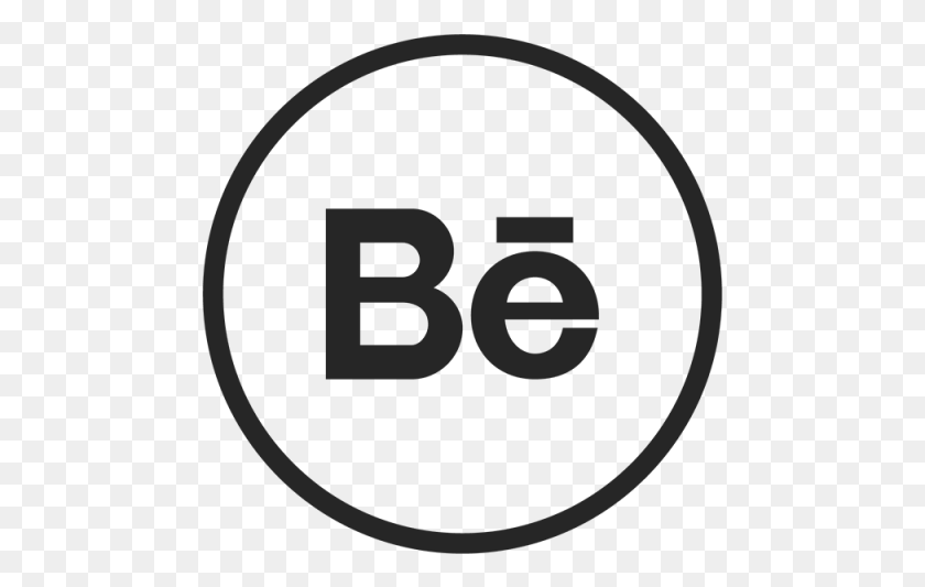 473x473 Значок Behance Preto Branco E Vetor Para Logo Behance Blanco, Число, Символ, Текст Hd Png Скачать