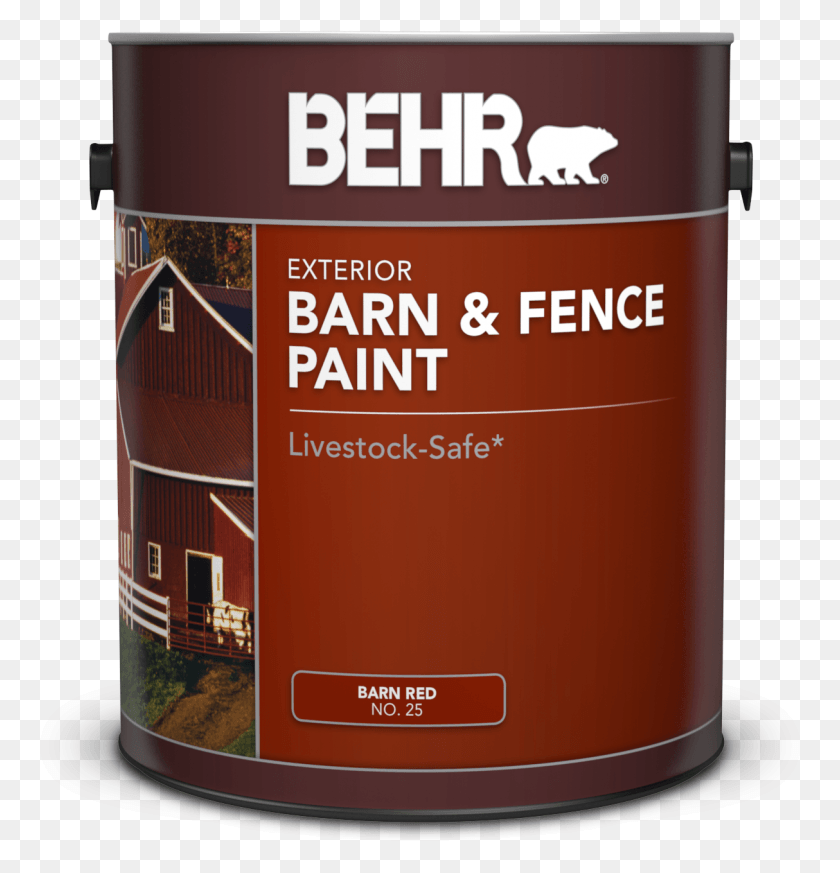 1214x1266 Descargar Png Behr Barn Amp Fence Paint Behr Premium Plus Ultra, Contenedor De Pintura, Lata, Barril Hd Png